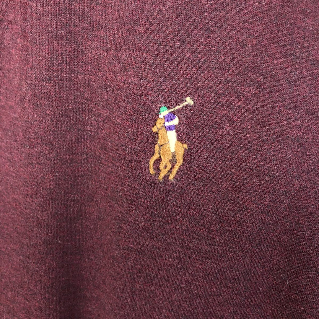 Ralph Lauren POLO RALPH LAUREN CLASSIC FIT long sleeve polo shirt men's XL equivalent cotton brown type Vintage Second Hand
