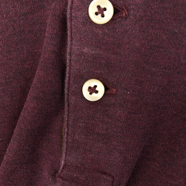 Ralph Lauren POLO RALPH LAUREN CLASSIC FIT long sleeve polo shirt men's XL equivalent cotton brown type Vintage Second Hand