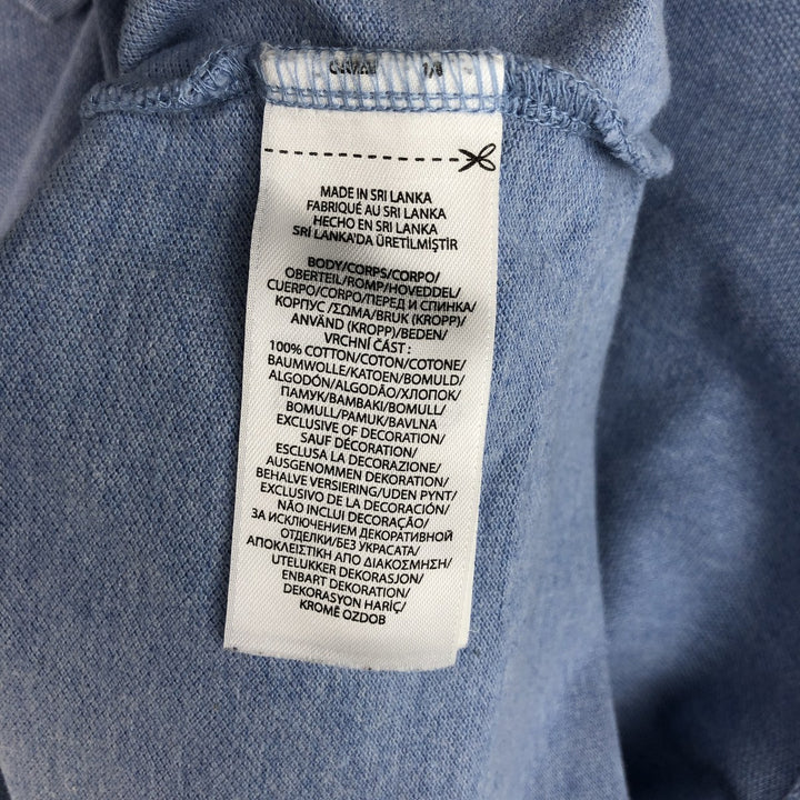 Ralph Lauren POLO RALPH LAUREN CLASSIC FIT long sleeve polo shirt for men, size M cotton Blue type light blue Vintage Second Hand