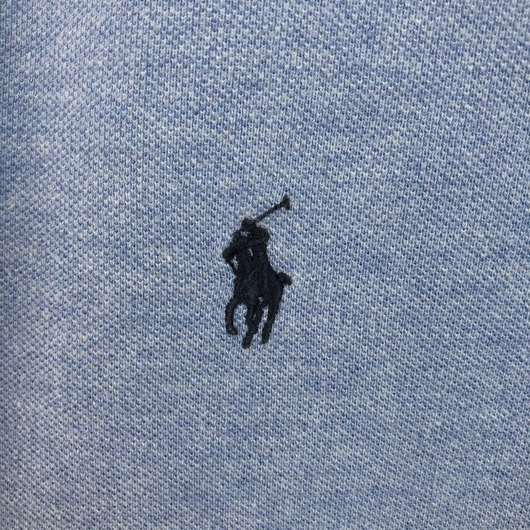 Ralph Lauren POLO RALPH LAUREN CLASSIC FIT long sleeve polo shirt for men, size M cotton Blue type light blue Vintage Second Hand