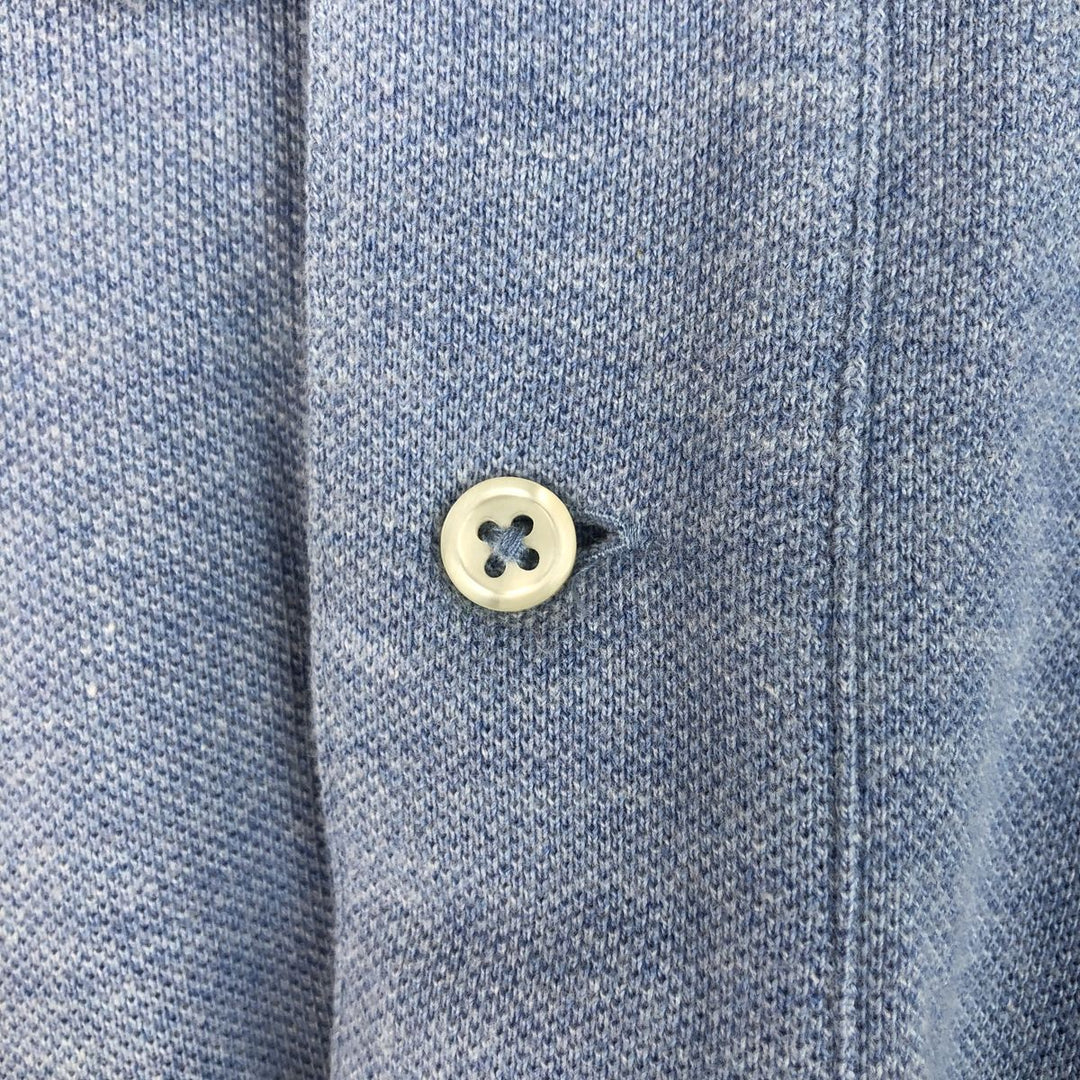 Ralph Lauren POLO RALPH LAUREN CLASSIC FIT long sleeve polo shirt for men, size M cotton Blue type light blue Vintage Second Hand
