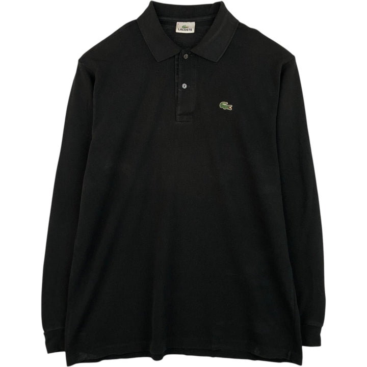 Lacoste LACOSTE Long Sleeve Polo Shirt Size 6 Men's XL cotton black type Vintage Second Hand