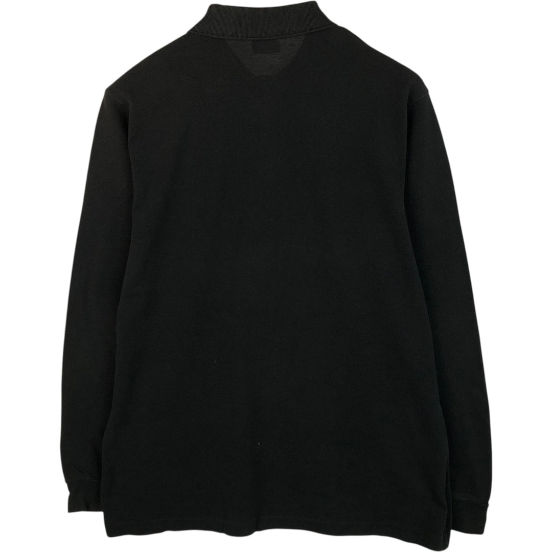 Lacoste LACOSTE Long Sleeve Polo Shirt Size 6 Men's XL cotton black type Vintage Second Hand