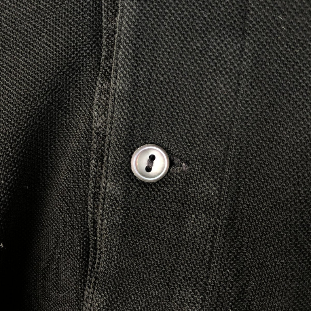 Lacoste LACOSTE Long Sleeve Polo Shirt Size 6 Men's XL cotton black type Vintage Second Hand