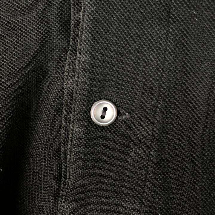 Lacoste LACOSTE Long Sleeve Polo Shirt Size 6 Men's XL cotton black type Vintage Second Hand