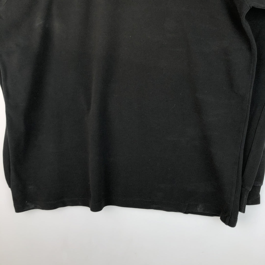 Lacoste LACOSTE Long Sleeve Polo Shirt Size 6 Men's XL cotton black type Vintage Second Hand