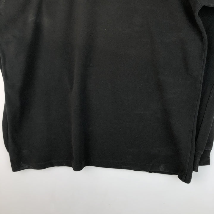 Lacoste LACOSTE Long Sleeve Polo Shirt Size 6 Men's XL cotton black type Vintage Second Hand