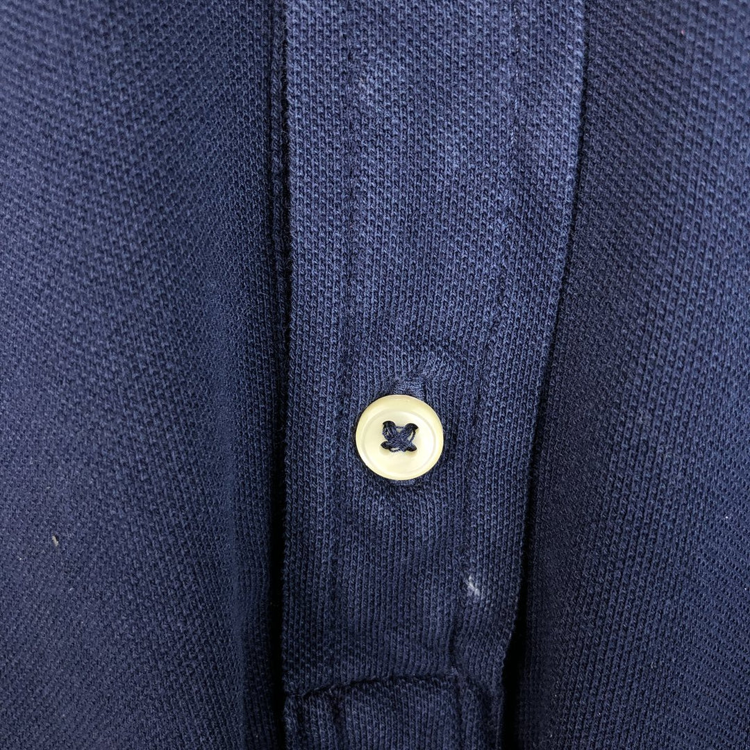 Ralph Lauren Polo Ralph Lauren Featherweight Long Sleeve Polo Shirt Men's XL cotton navy blue type Vintage Second Hand