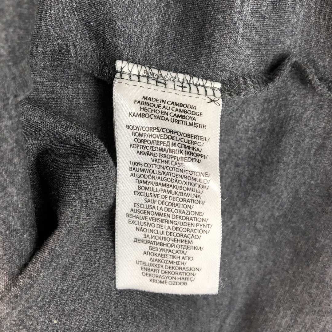 Ralph Lauren POLO RALPH LAUREN CLASSIC FIT long sleeve polo shirt men's XL equivalent cotton Charcoal Vintage Second Hand