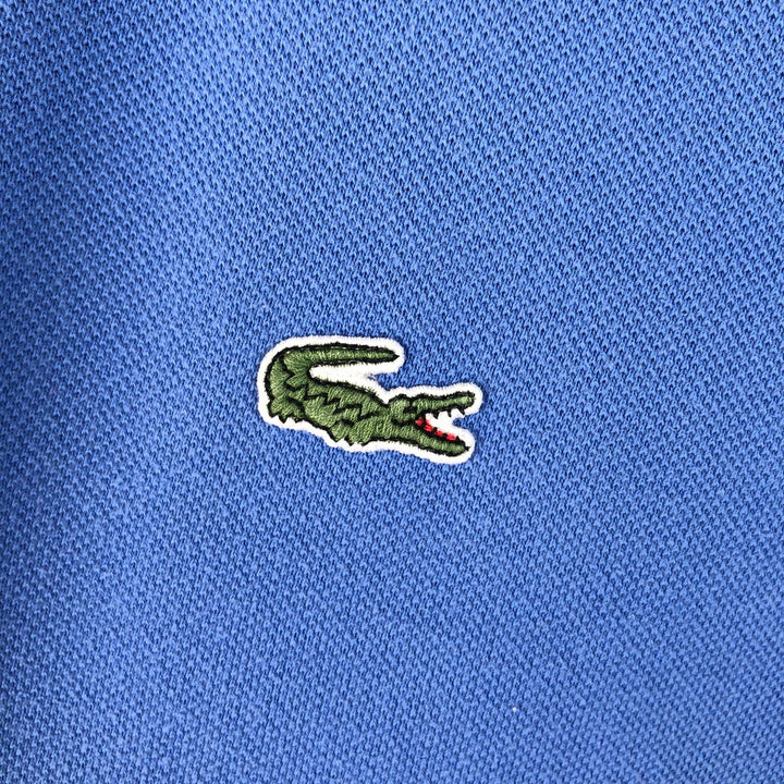 Lacoste LACOSTE French design long sleeve polo shirt size 8, men's XXL equivalent cotton Blue type light blue Vintage Second Hand