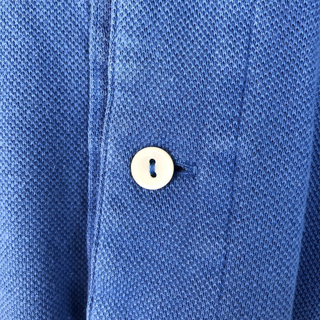 Lacoste LACOSTE French design long sleeve polo shirt size 8, men's XXL equivalent cotton Blue type light blue Vintage Second Hand
