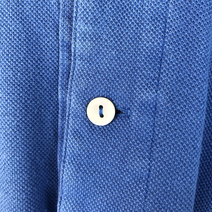 Lacoste LACOSTE French design long sleeve polo shirt size 8, men's XXL equivalent cotton Blue type light blue Vintage Second Hand