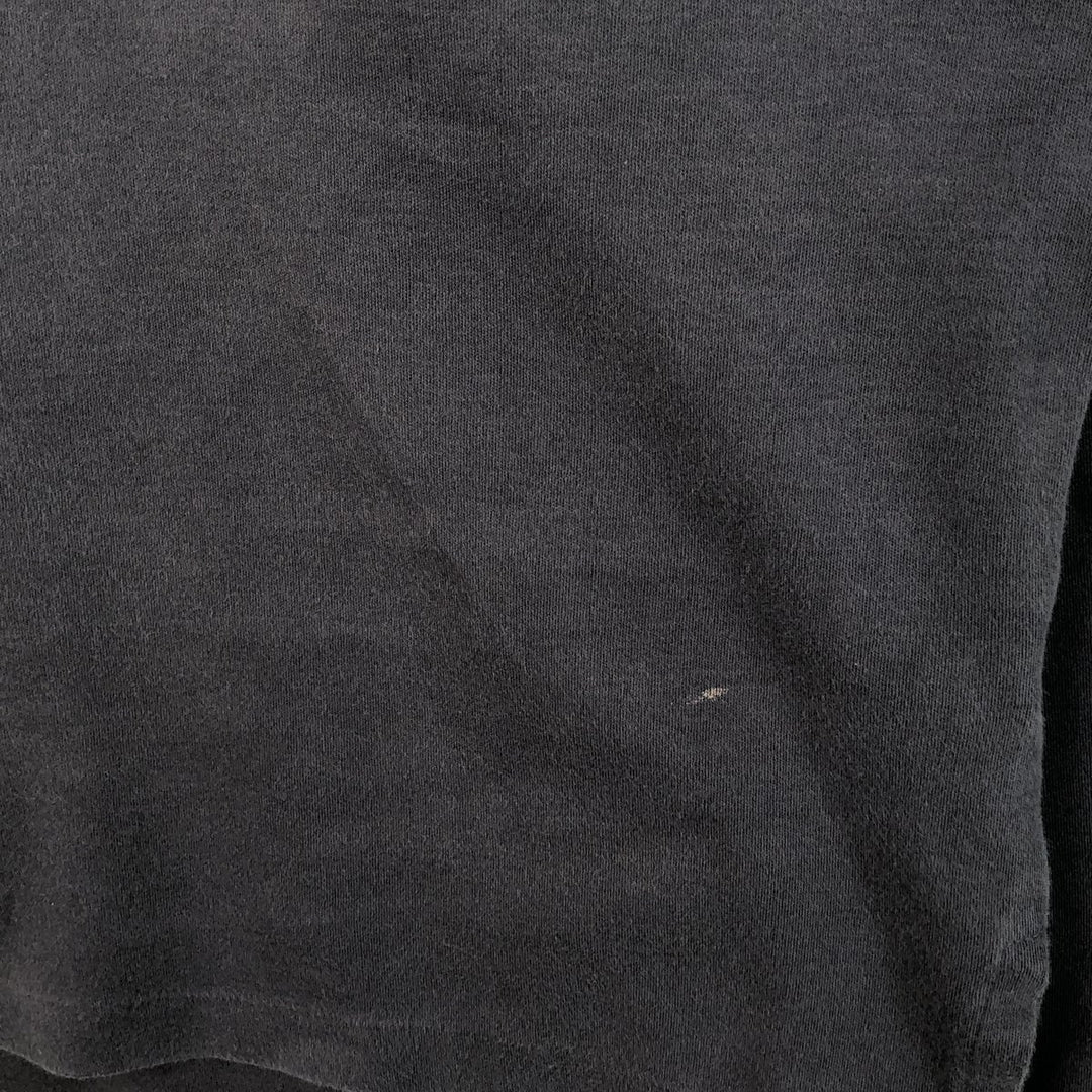 Ralph Lauren POLO RALPH LAUREN CUSTOM FIT long sleeve polo shirt men's size L cotton Charcoal Vintage Second Hand