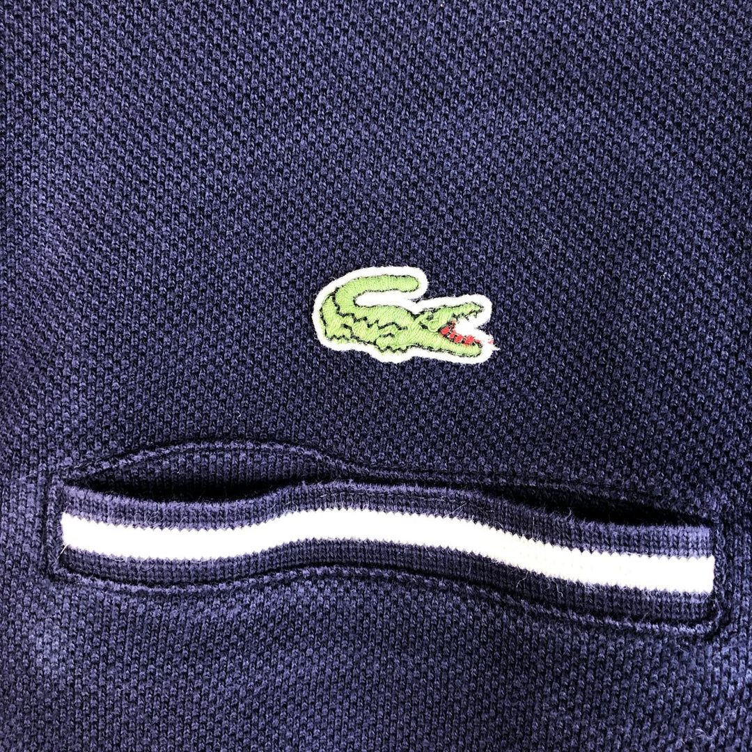 Lacoste LACOSTE Long Sleeve Polo Shirt Size 6 Men's XL cotton navy blue type Vintage Second Hand