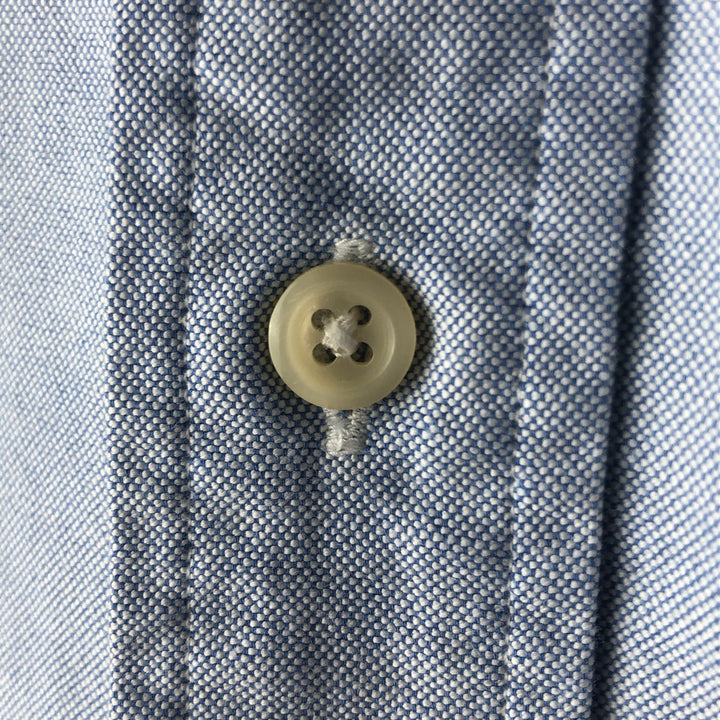 Ralph Lauren long sleeve button down shirt size 15.1 cotton Blue type light blue Vintage Second Hand