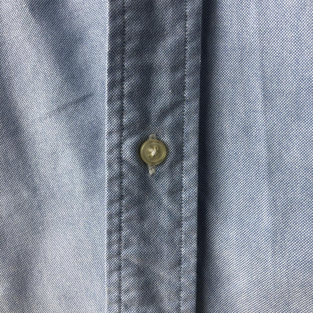 Ralph Lauren long sleeve button down shirt size 15.1 cotton Blue type light blue Vintage Second Hand