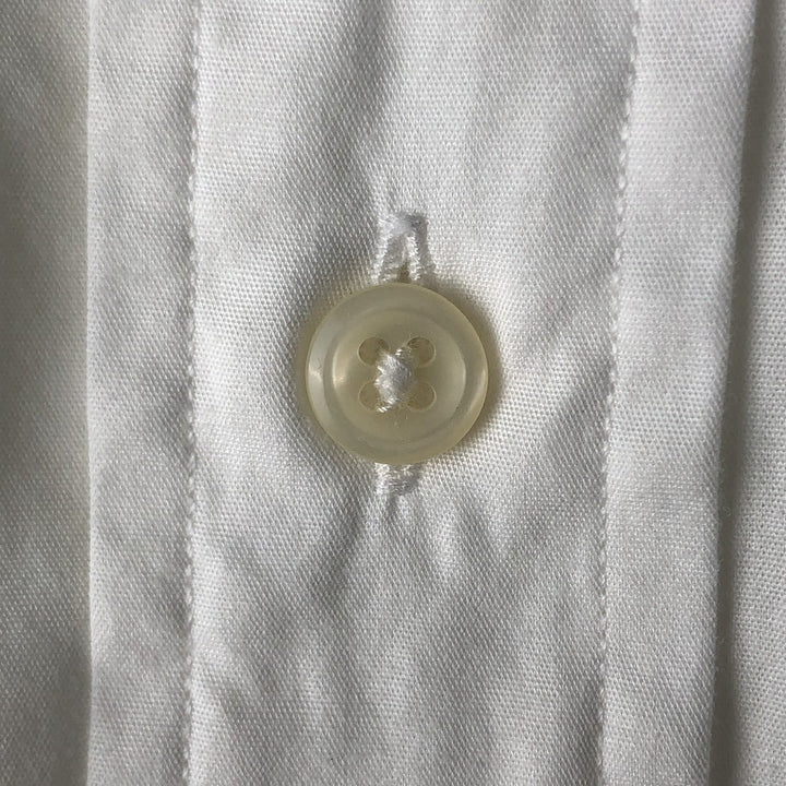 Ralph Lauren YARMOUTH long sleeve button down shirt, men's XL size cotton white type Vintage Second Hand