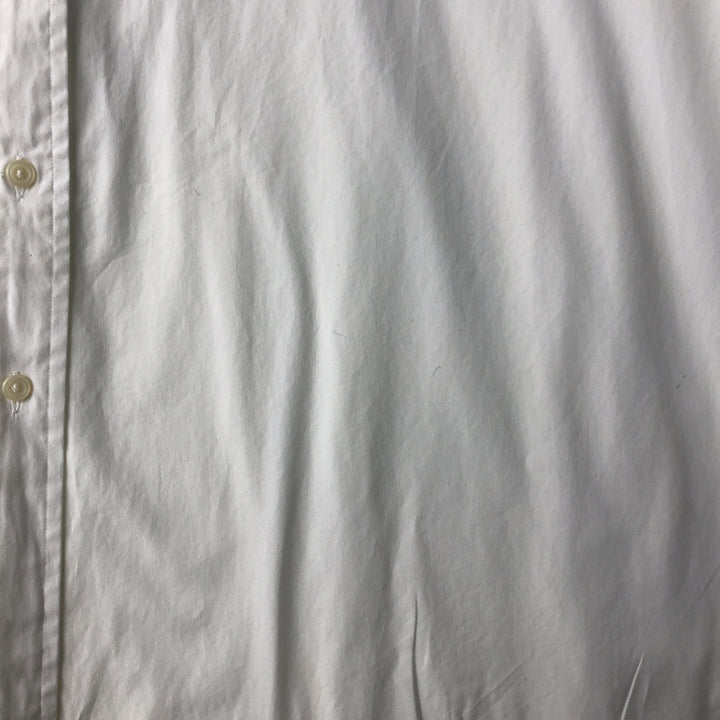 Ralph Lauren YARMOUTH long sleeve button down shirt, men's XL size cotton white type Vintage Second Hand