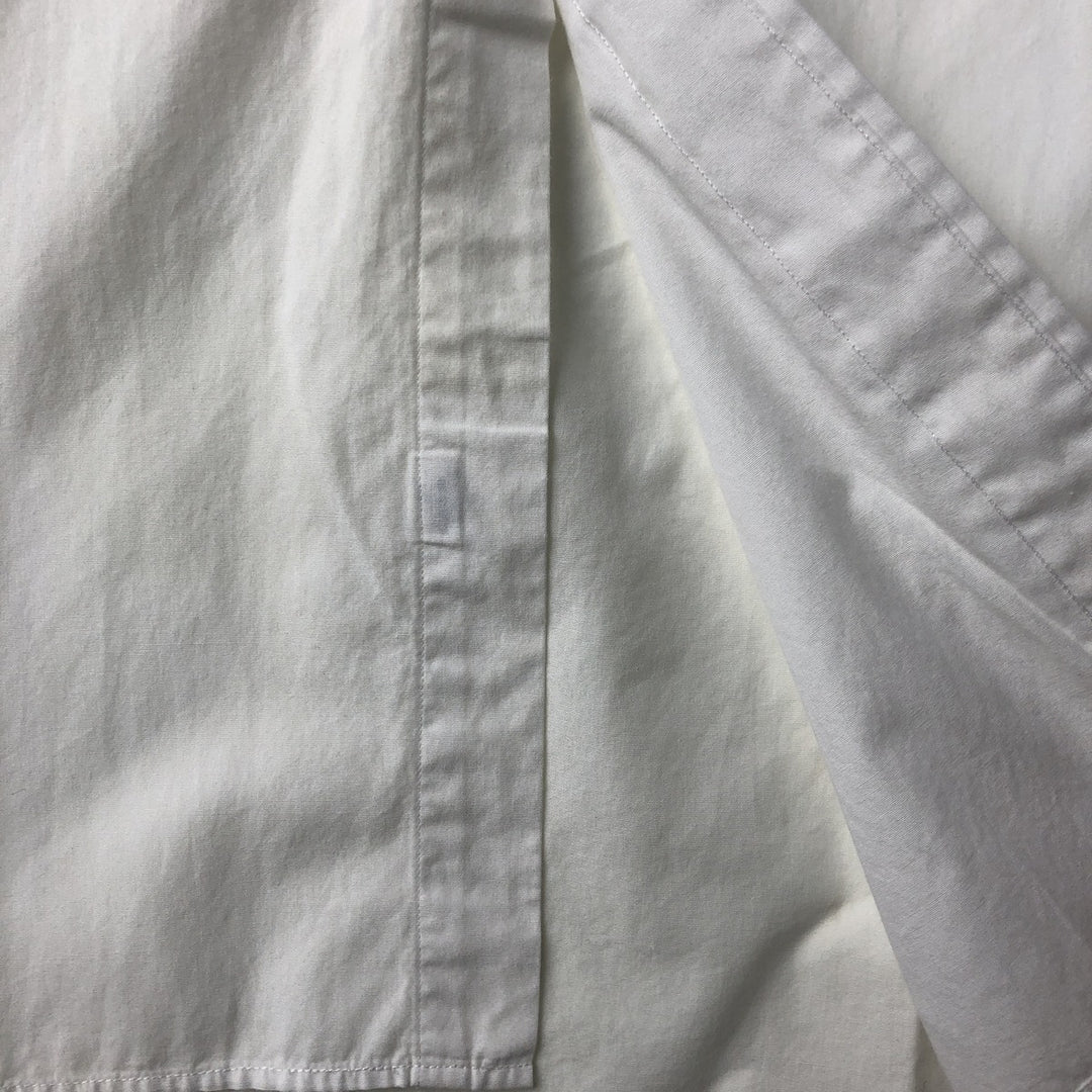 Ralph Lauren YARMOUTH long sleeve button down shirt, men's XL size cotton white type Vintage Second Hand