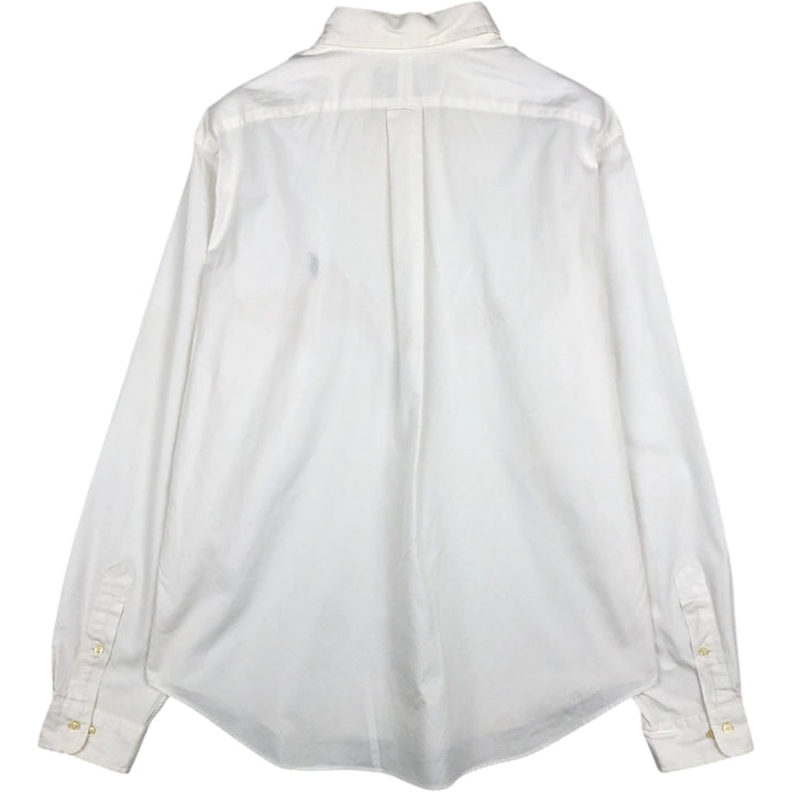 Ralph Lauren Classic Fit Long Sleeve Button Down Shirt, Men's Size L cotton white type Vintage Second Hand