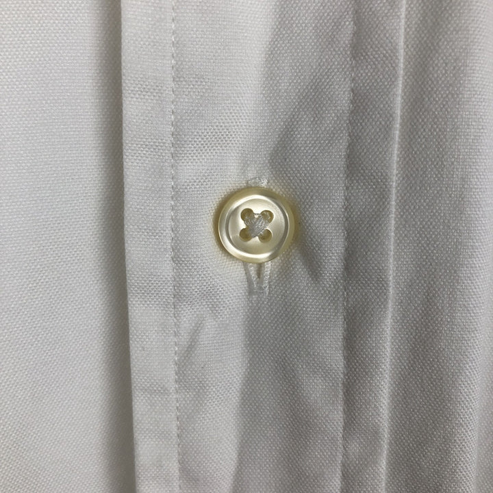 Ralph Lauren Classic Fit Long Sleeve Button Down Shirt, Men's Size L cotton white type Vintage Second Hand