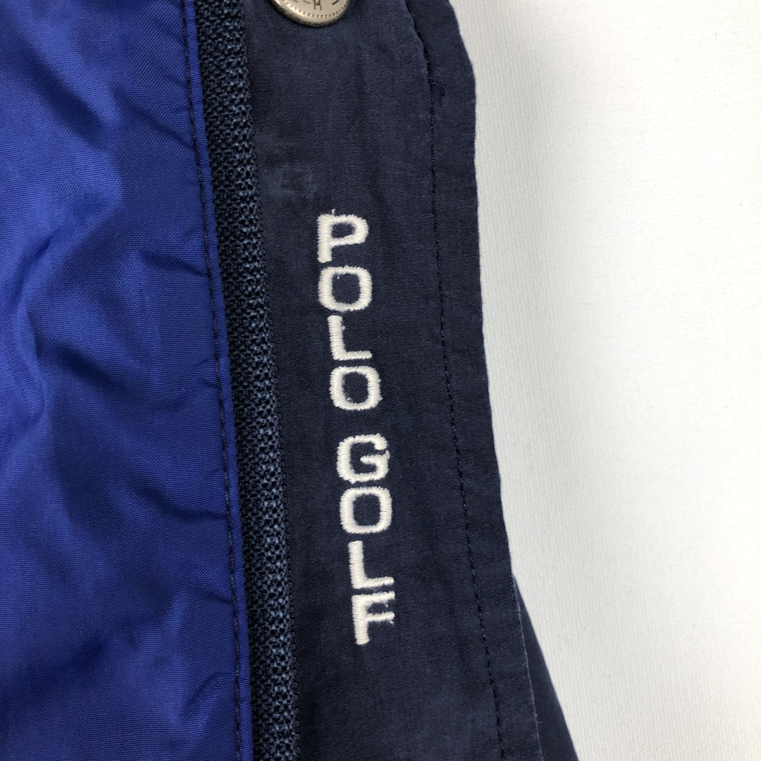 Ralph Lauren POLO GOLF nylon jacket, men's size M Nylon navy blue type Vintage Second Hand