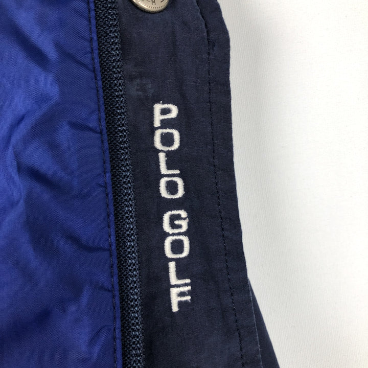 Ralph Lauren POLO GOLF nylon jacket, men's size M Nylon navy blue type Vintage Second Hand