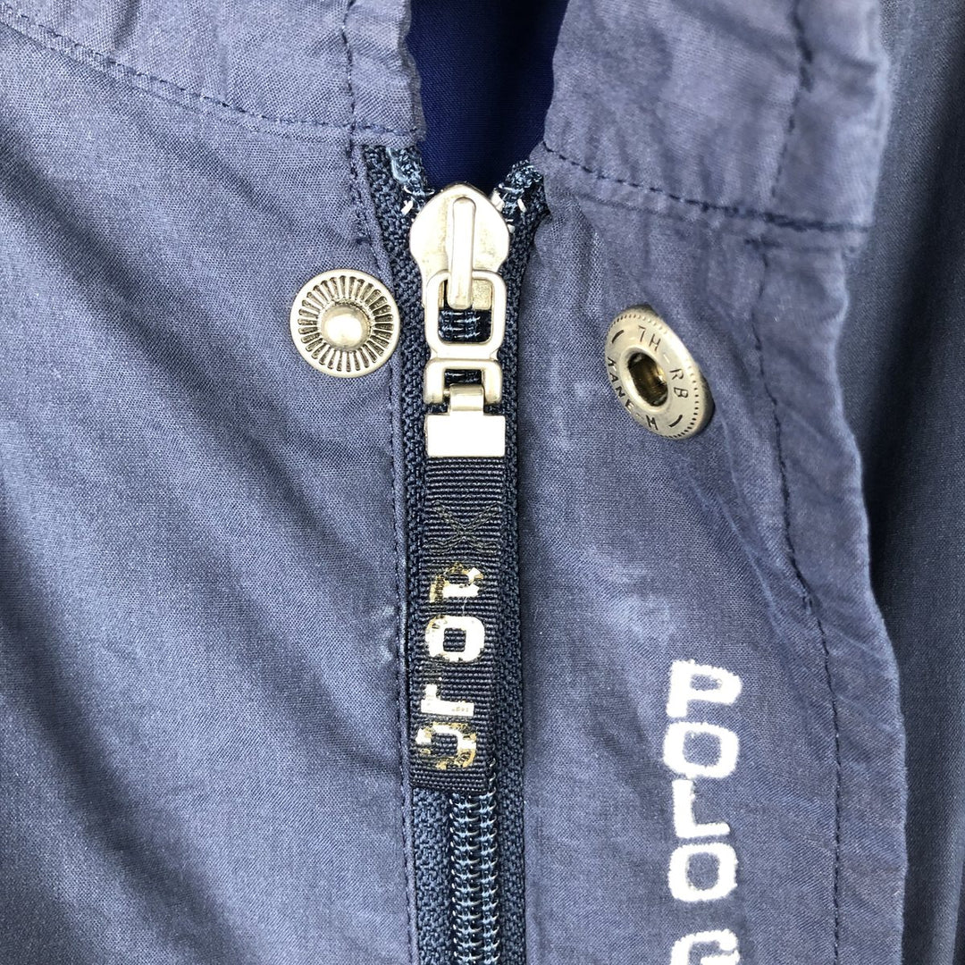 Ralph Lauren POLO GOLF nylon jacket, men's size M Nylon navy blue type Vintage Second Hand