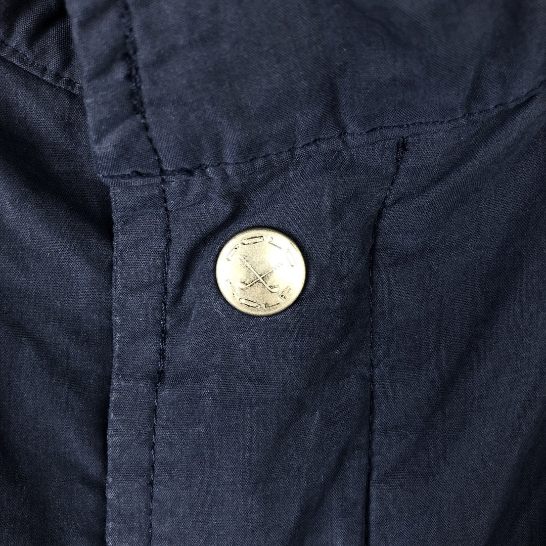 Ralph Lauren POLO GOLF nylon jacket, men's size M Nylon navy blue type Vintage Second Hand
