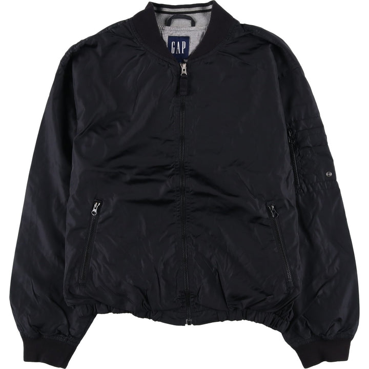 2000'S GAP nylon blouson, men's size L Polyurethane Coated Nylon black type Vintage Second Hand