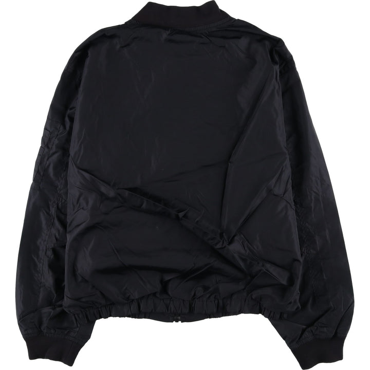 2000'S GAP nylon blouson, men's size L Polyurethane Coated Nylon black type Vintage Second Hand