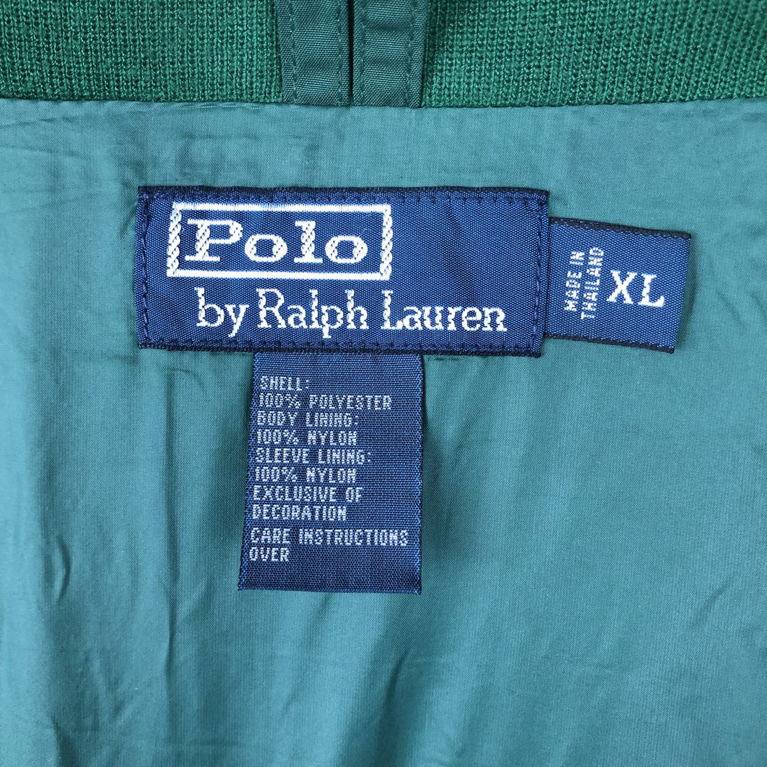 Ralph Lauren POLO by Ralph Lauren windbreaker, men's XL size polyester green type Vintage Second Hand
