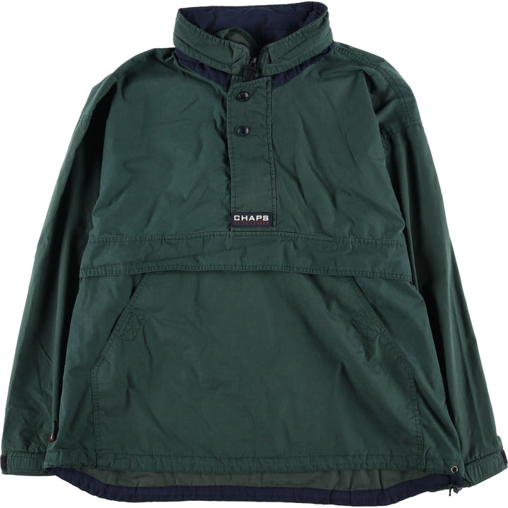 Ralph Lauren CHAPS Anorak Jacket, Men's XL polyester green type Vintage Second Hand