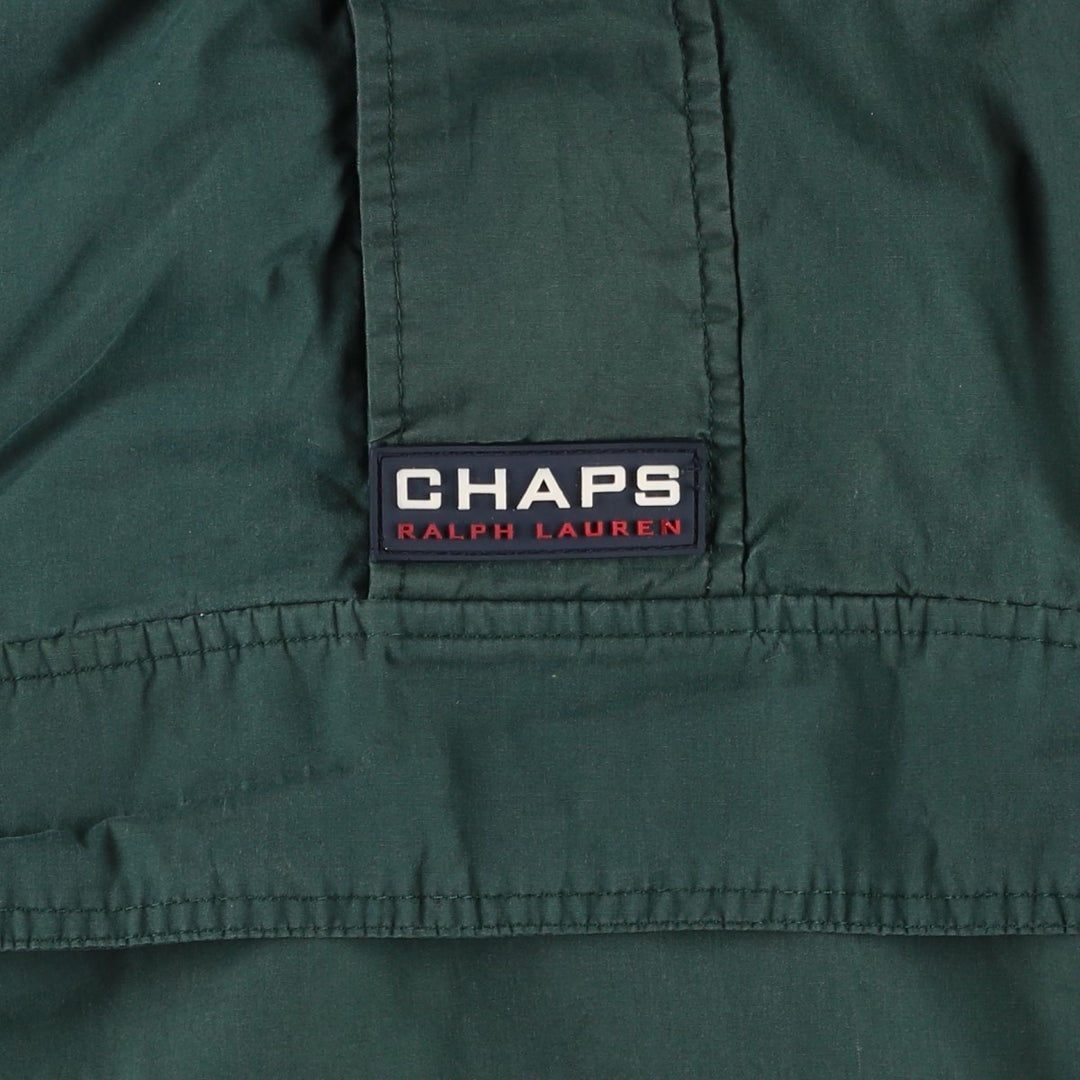 Ralph Lauren CHAPS Anorak Jacket, Men's XL polyester green type Vintage Second Hand