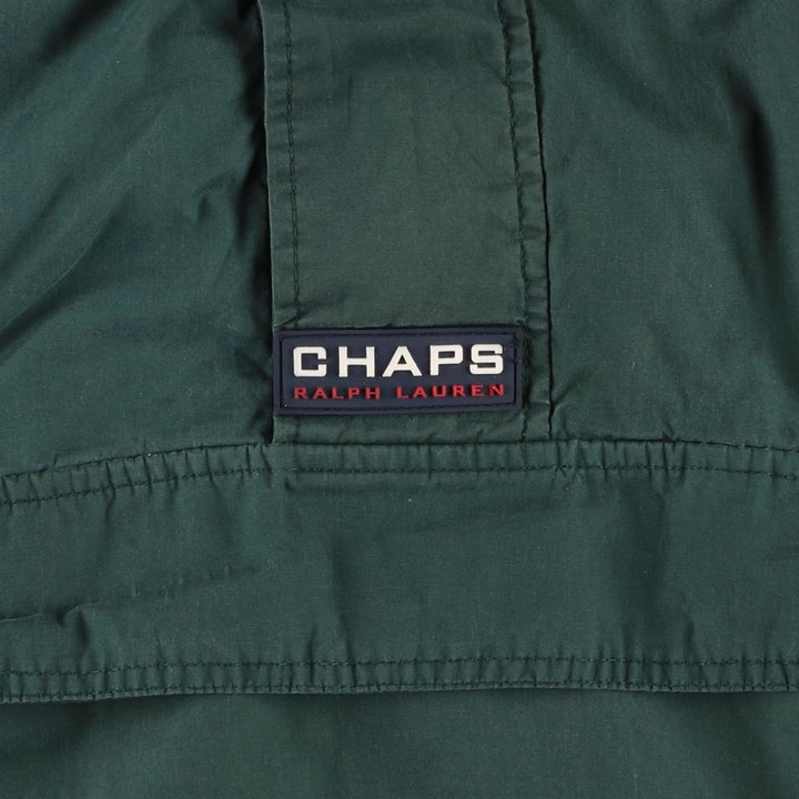 Ralph Lauren CHAPS Anorak Jacket, Men's XL polyester green type Vintage Second Hand