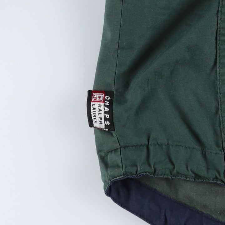 Ralph Lauren CHAPS Anorak Jacket, Men's XL polyester green type Vintage Second Hand