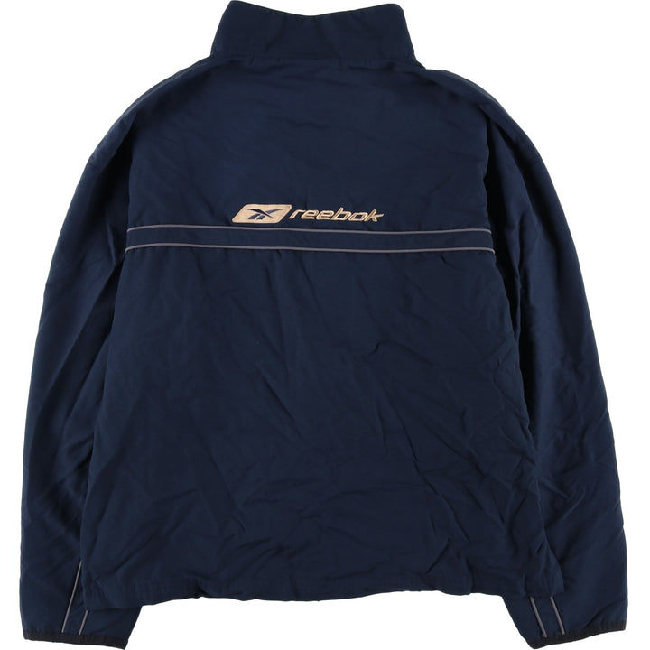 2000s~ Reebok Back Logo Windbreaker Men's Size Medium unclear navy blue type Vintage Second Hand