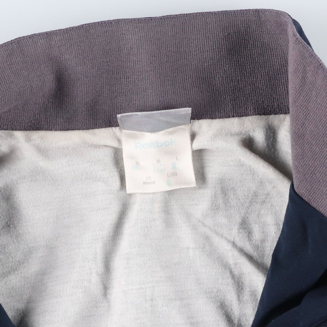 2000s~ Reebok Back Logo Windbreaker Men's Size Medium unclear navy blue type Vintage Second Hand