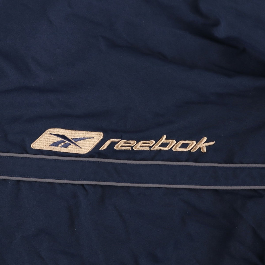 2000s~ Reebok Back Logo Windbreaker Men's Size Medium unclear navy blue type Vintage Second Hand