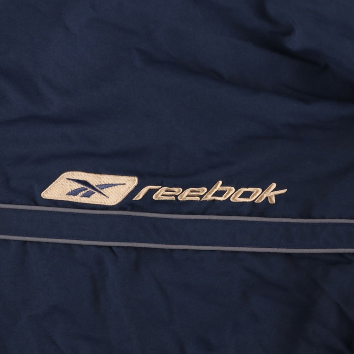 2000s~ Reebok Back Logo Windbreaker Men's Size Medium unclear navy blue type Vintage Second Hand