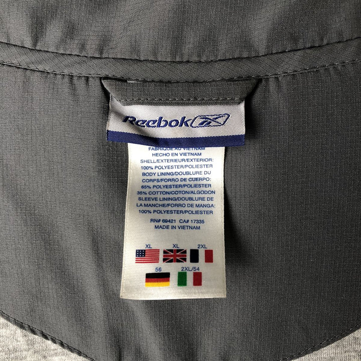 Reebok Windbreaker Men's XL polyester navy blue type Vintage Second Hand
