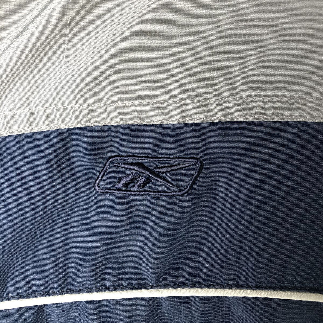 Reebok Windbreaker Men's XL polyester navy blue type Vintage Second Hand