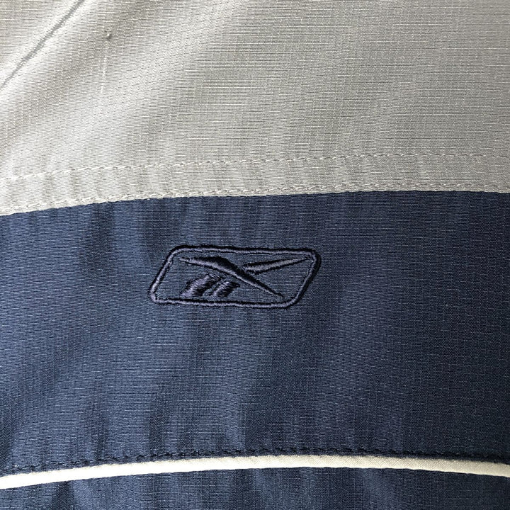 Reebok Windbreaker Men's XL polyester navy blue type Vintage Second Hand