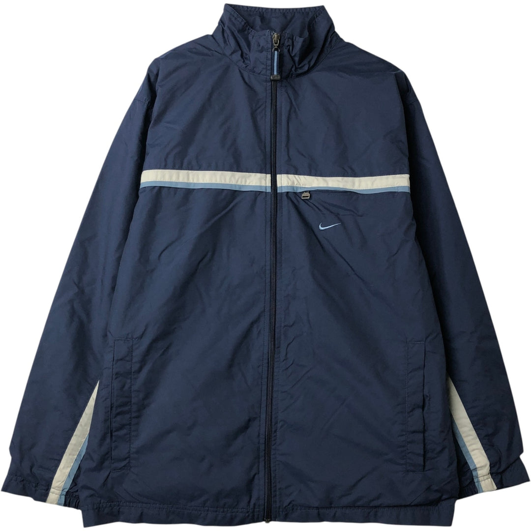 90s-00'S Nike Nylon Jacket, Men's Size Medium Nylon navy blue type Vintage Second Hand