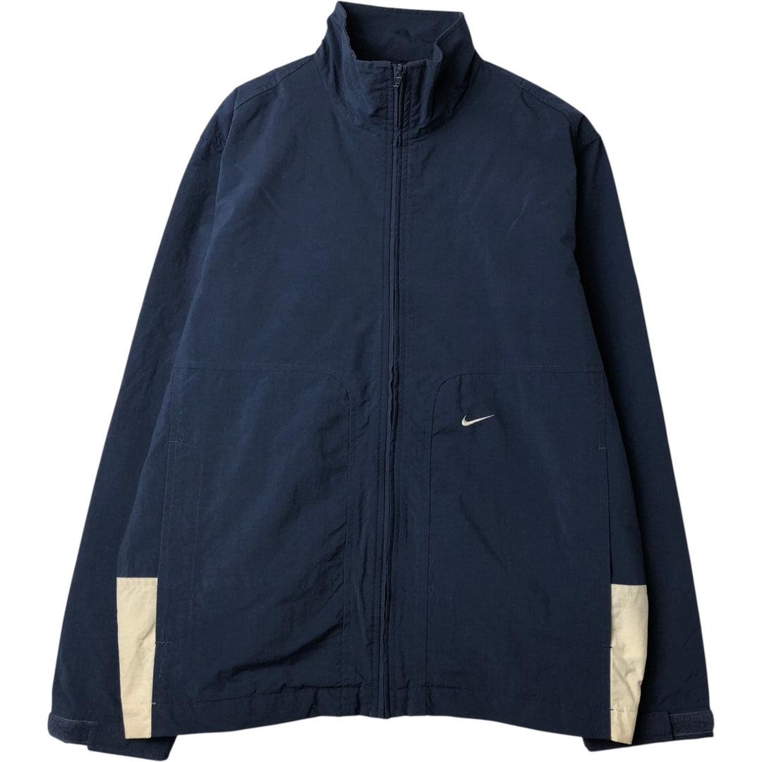90s-00'S Nike Nylon Jacket, Men's Size Small Nylon navy blue type Vintage Second Hand