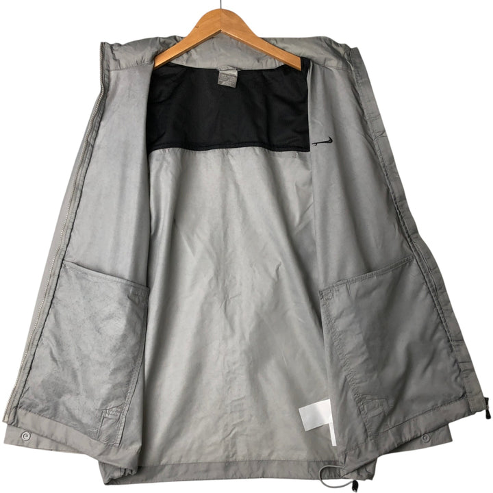 90s-00'S Nike Windbreaker, Men's Size Medium unclear gray type Vintage Second Hand