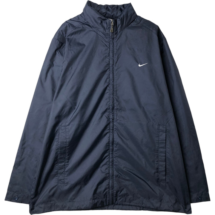 90s-00'S Nike Nylon Jacket, Men's Size L Nylon navy blue type Vintage Second Hand