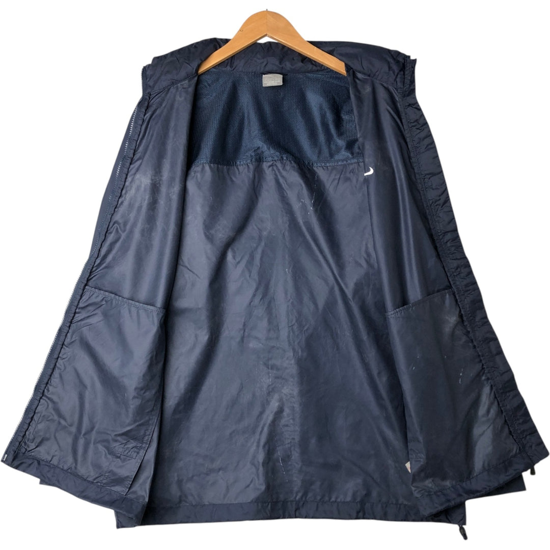 90s-00'S Nike Nylon Jacket, Men's Size L Nylon navy blue type Vintage Second Hand