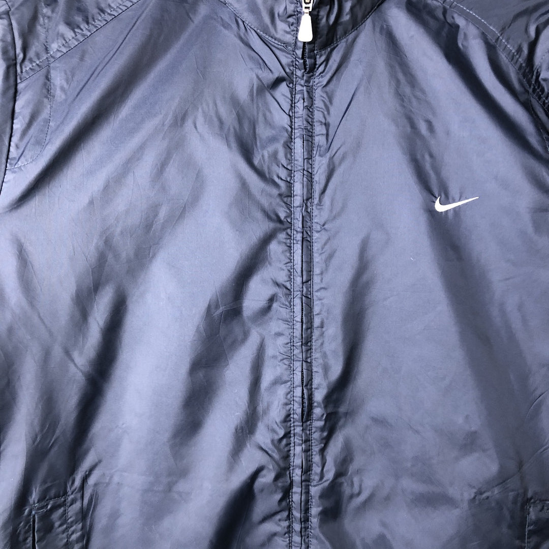 90s-00'S Nike Nylon Jacket, Men's Size L Nylon navy blue type Vintage Second Hand