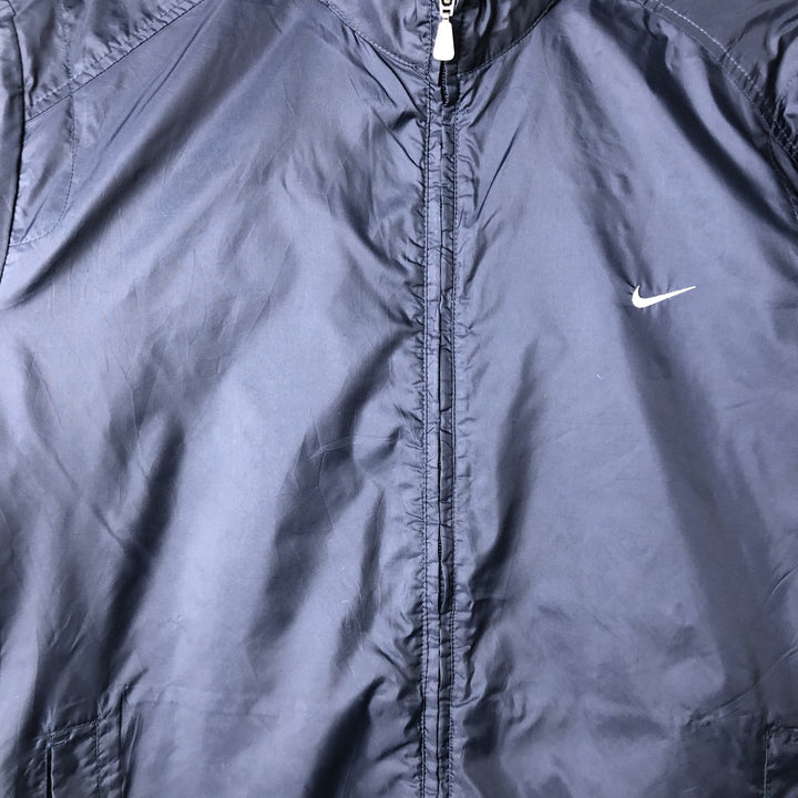 90s-00'S Nike Nylon Jacket, Men's Size L Nylon navy blue type Vintage Second Hand